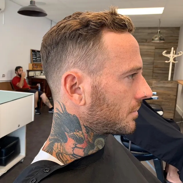 Textured top and carefully blended sides at Golden Four