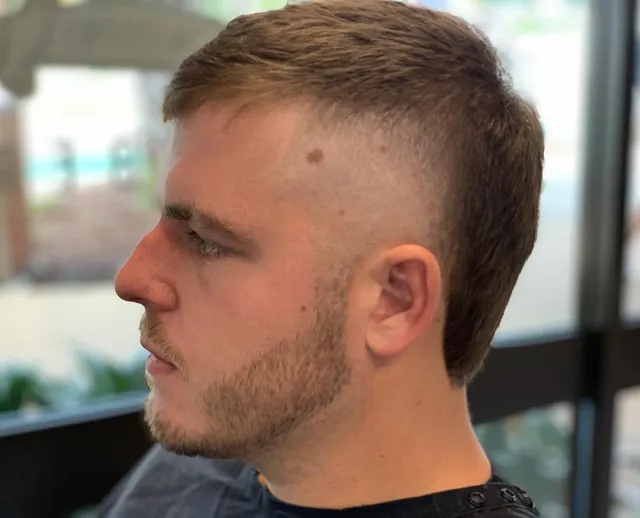 Short side fade and textured top at Golden Four